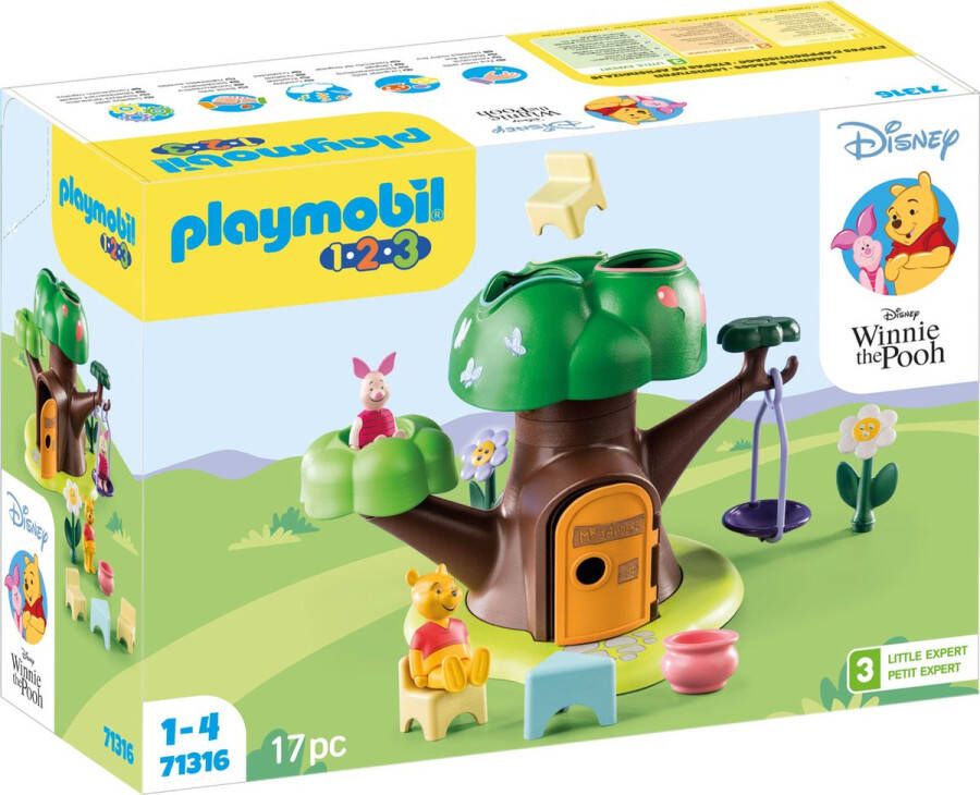 Playmobil 1-2-3 & Disney Winnie de Poeh Boomhut 71316