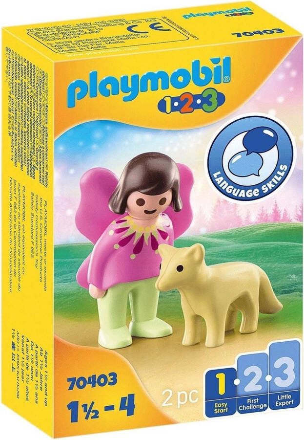 Playmobil 1.2.3 70403 Feeën vriendin met vos
