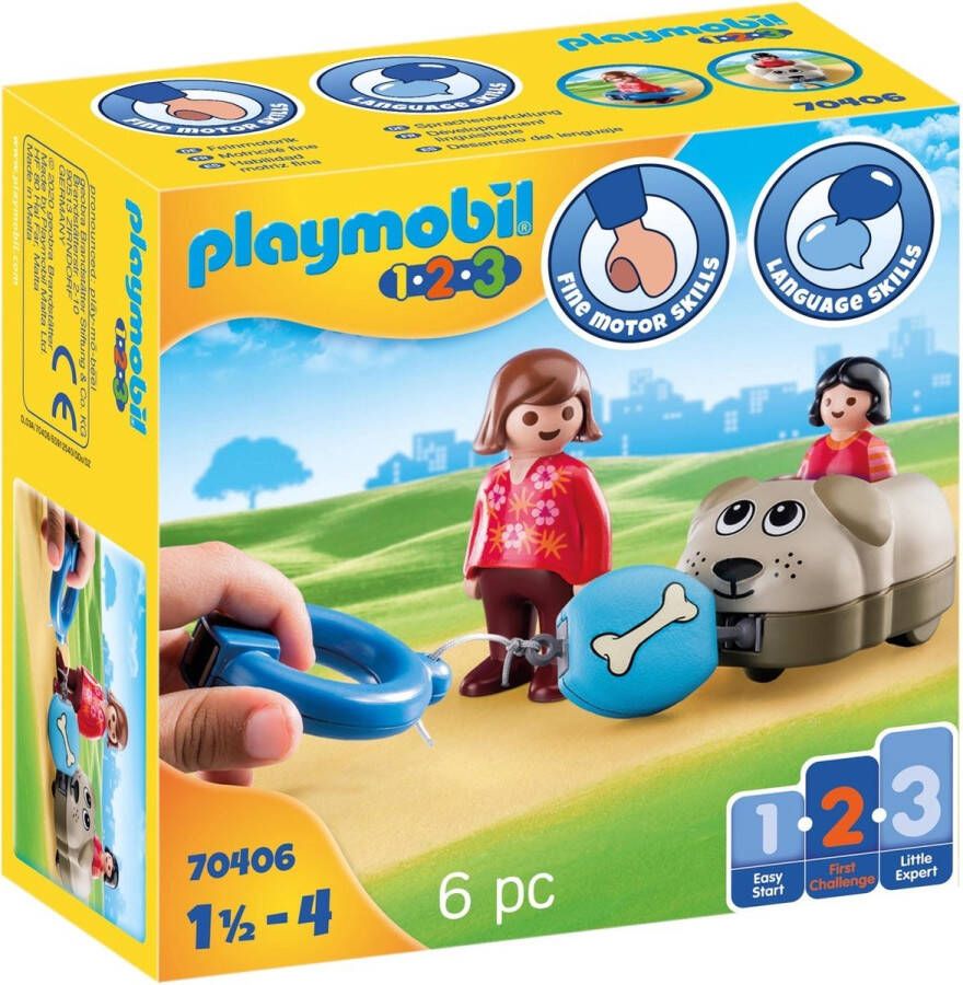 Playmobil Â 1.2.3 70406 Hondentrein