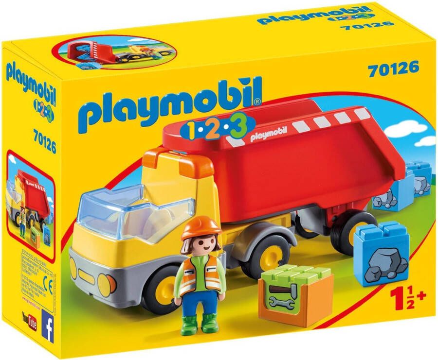 Playmobil Â 1.2.3 70126 Kiepwagen