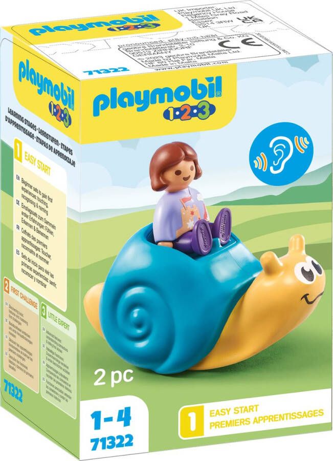 Playmobil Â 1.2.3 71322 schommelende slak