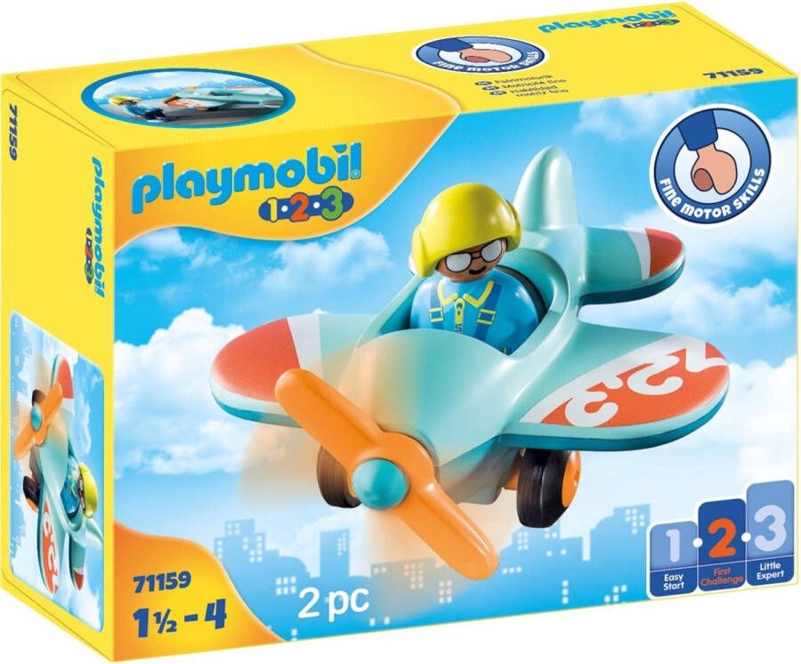Playmobil Â 1.2.3 71159 vliegtuig