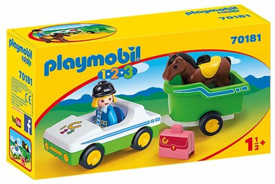 Playmobil PLAYMOBIILÂ 70181 Wagen met paardentrailer