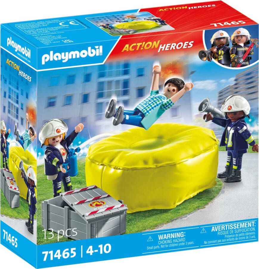 Playmobil Action Heroes 71465 brandweerlieden met luchtkussens