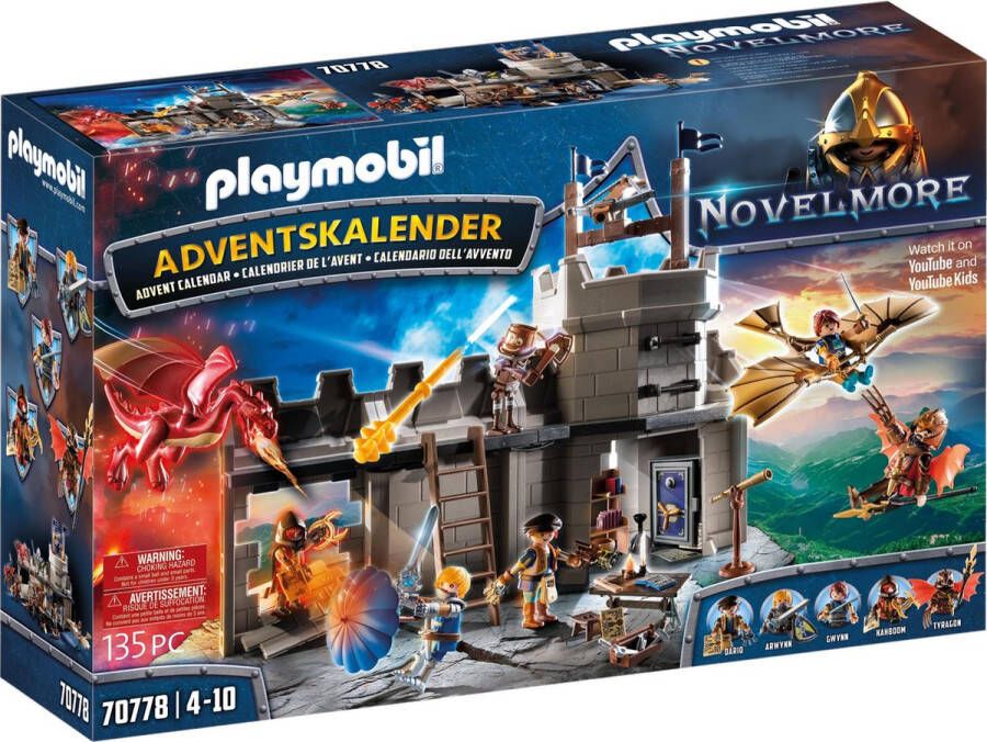 PLAYMOBIL Adventskalender Novelmore Dario&apos;s Werkplaats (70778)