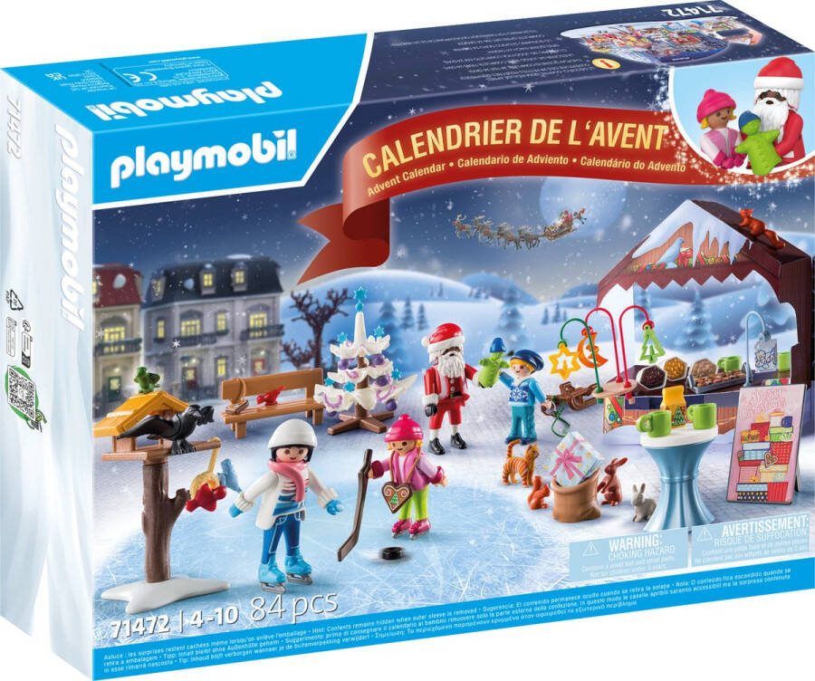 Playmobil Adventskalender: Een uitstapje naar de kerstmarkt P-71472