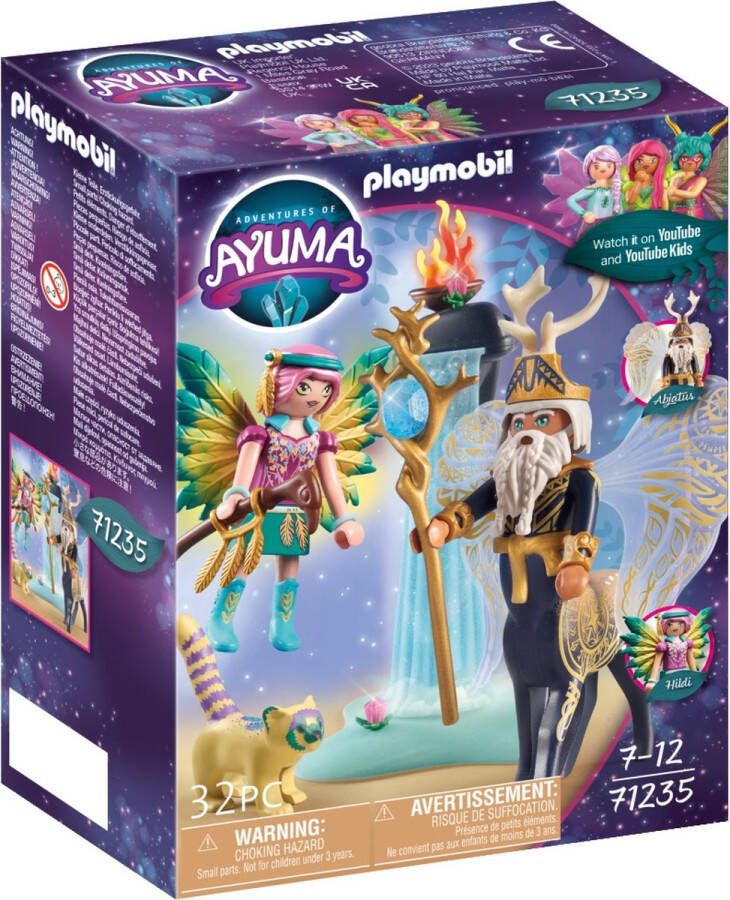 PLAYMOBIL Adventures of Ayuma Abjatus met Knight Fairy Hildi 71235