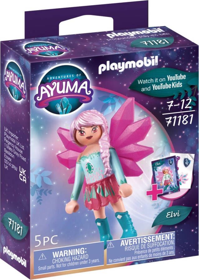 PLAYMOBIL Adventures of Ayuma Crystal Fairy Elvi 71181