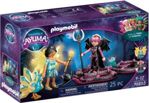 Playmobil Â Adventures of Ayuma 70803 Crystal Fairy en Bat Fairy met totemdieren