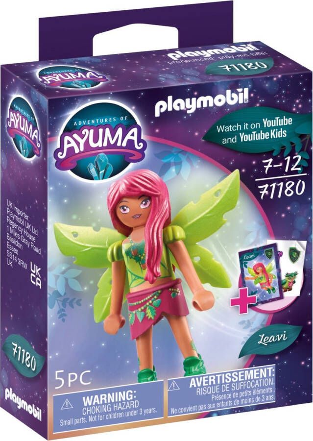 PLAYMOBIL Adventures of Ayuma Forest Fairy Leavi 71180