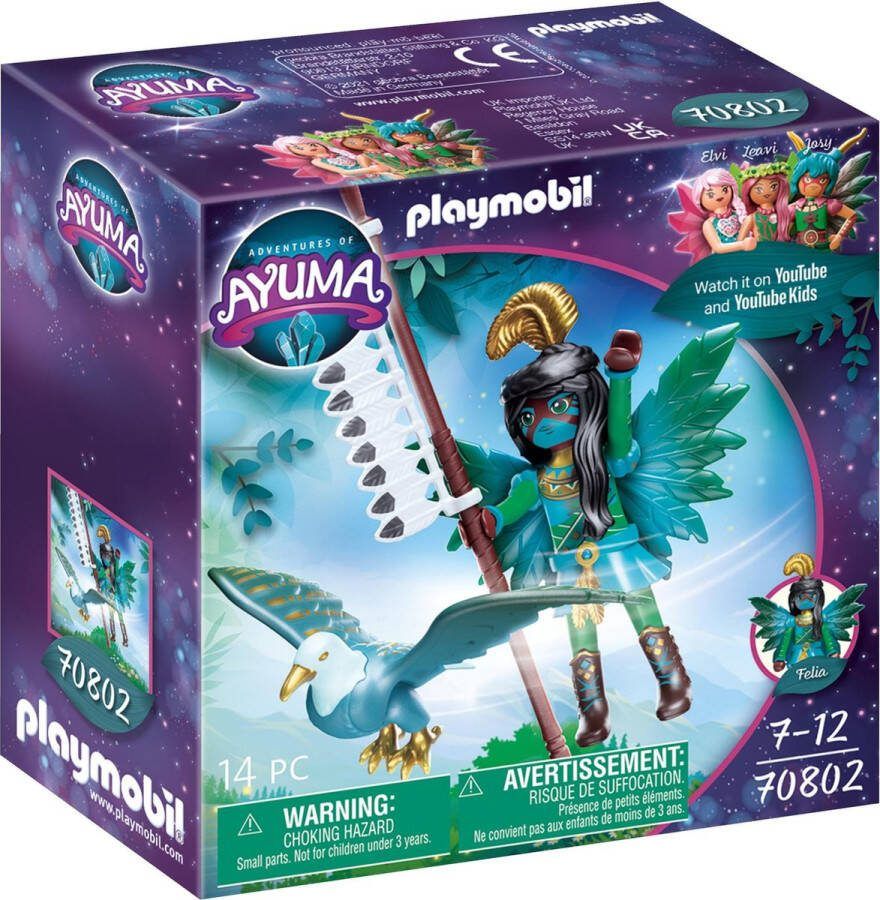 PLAYMOBIL Adventures of Ayuma Knight Fairy met totemdier 70802