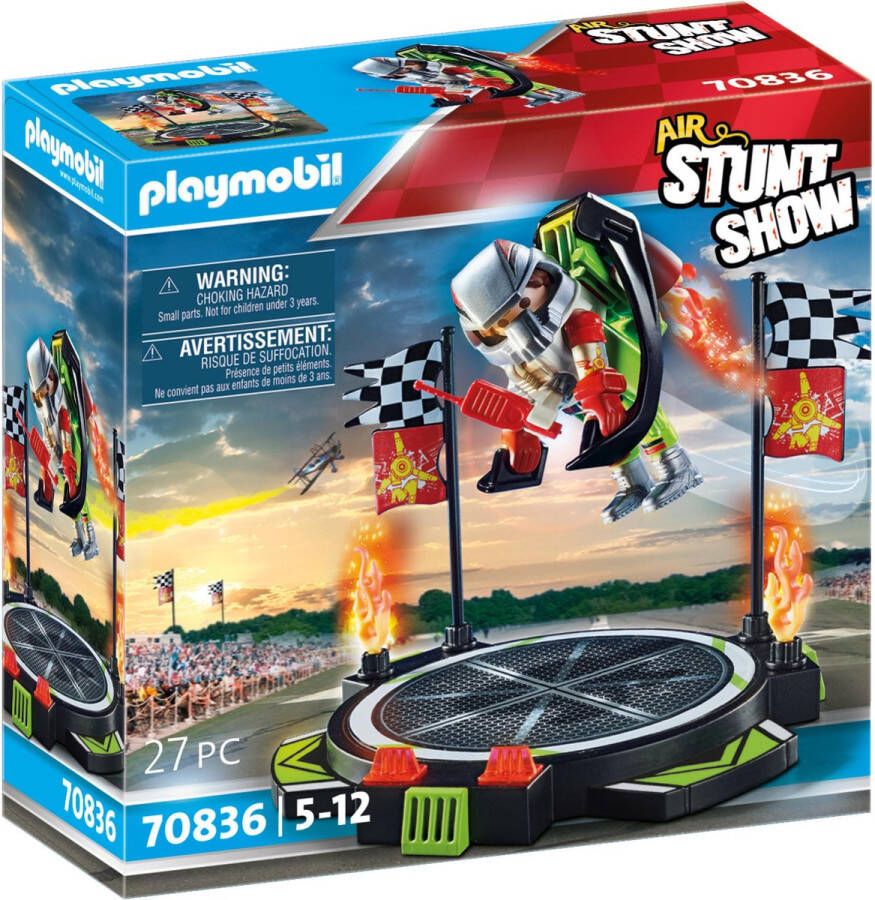 PLAYMOBIL Stunt Show Lucht Stuntshow Jetpack-vlieger 70836