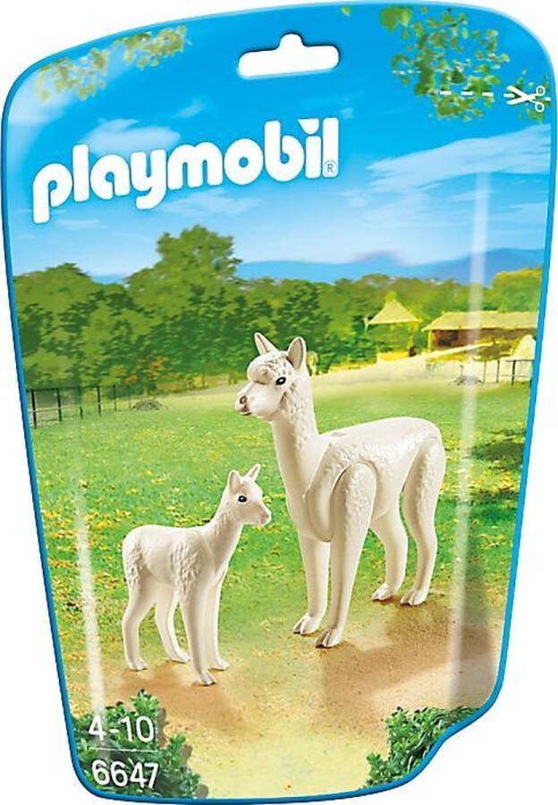 PLAYMOBIL Alpaca met baby Alpaga et son petit