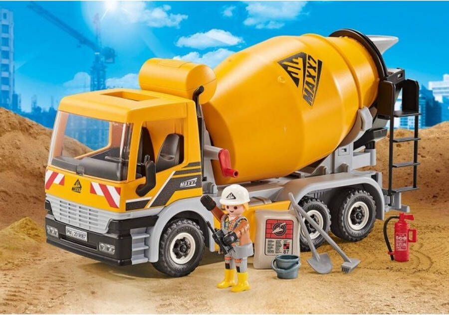 PLAYMOBIL betonmixer vrachtwagen (in plastic zak)