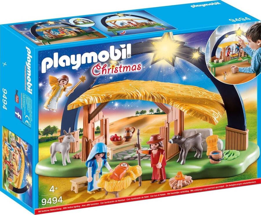 PLAYMOBIL Christmas Kerststal Met Heldere Ster 9494