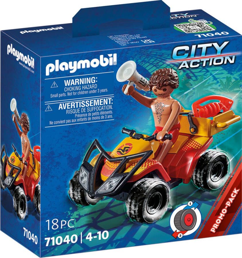 Playmobil city action 71040 badmeester quad