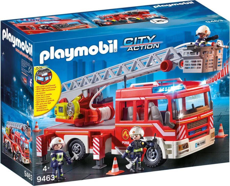 Playmobil Â City Action 9463 brandweer ladderwagen