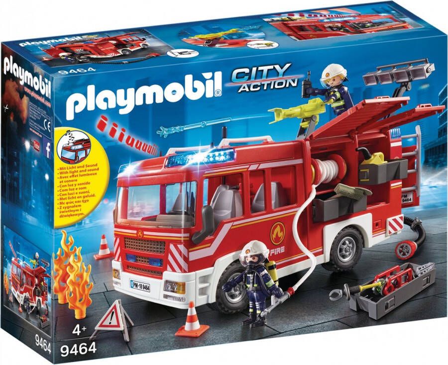 Playmobil Â City Action 9464 brandweer pompwagen
