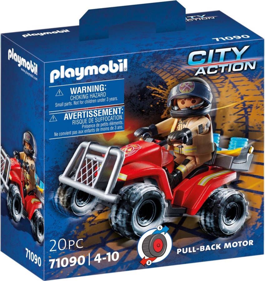 Playmobil Â City Action 71090 brandweer speed quad
