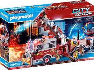 PLAYMOBIL City Action Brandweerwagen: Us Tower Ladder 70935