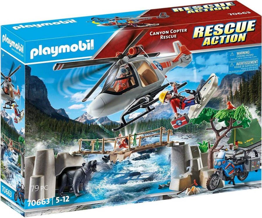 PLAYMOBIL City Action Canyon Airlift Operation FH Exkl 2021 70663