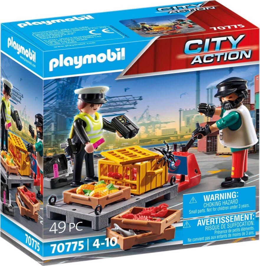 Playmobil Â City Action 70775 cargo douanecontrole