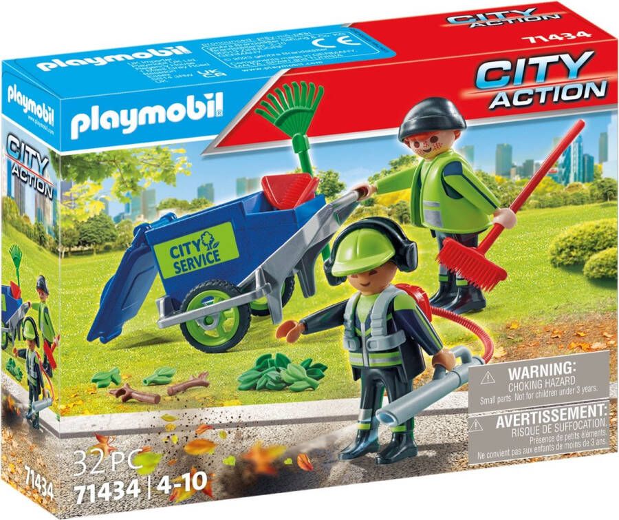 Playmobil City Action Figurenset schoonmaakteam 71434