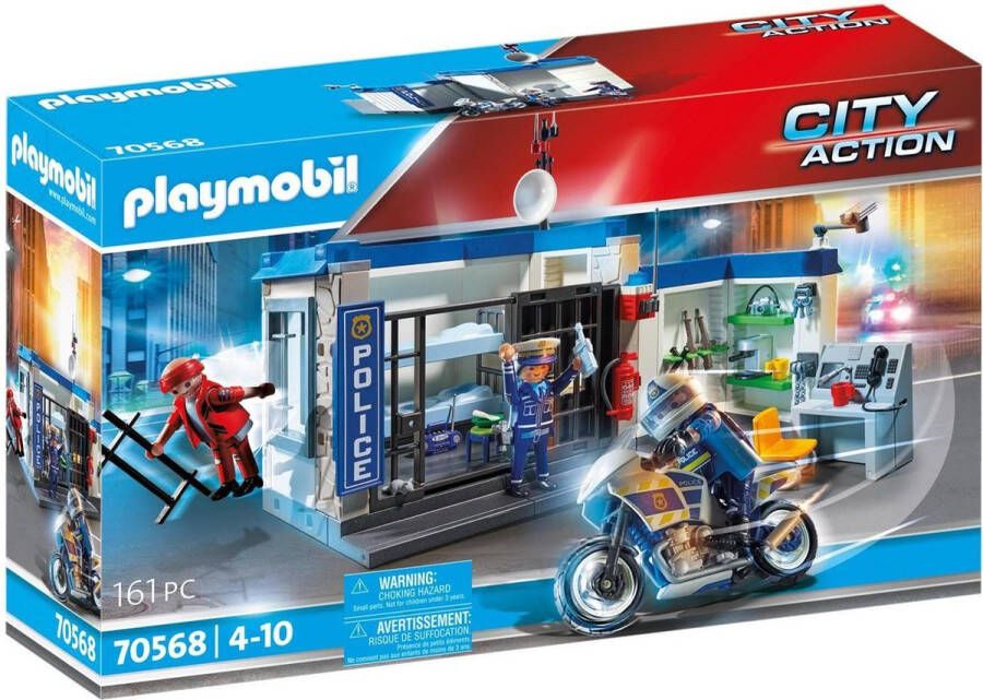 PLAYMOBIL City Action Politie: ontsnapping uit de gevangenis 70568