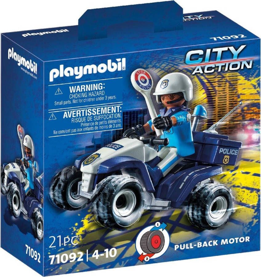 Playmobil Â City Action 71092 Politie Speed Quad