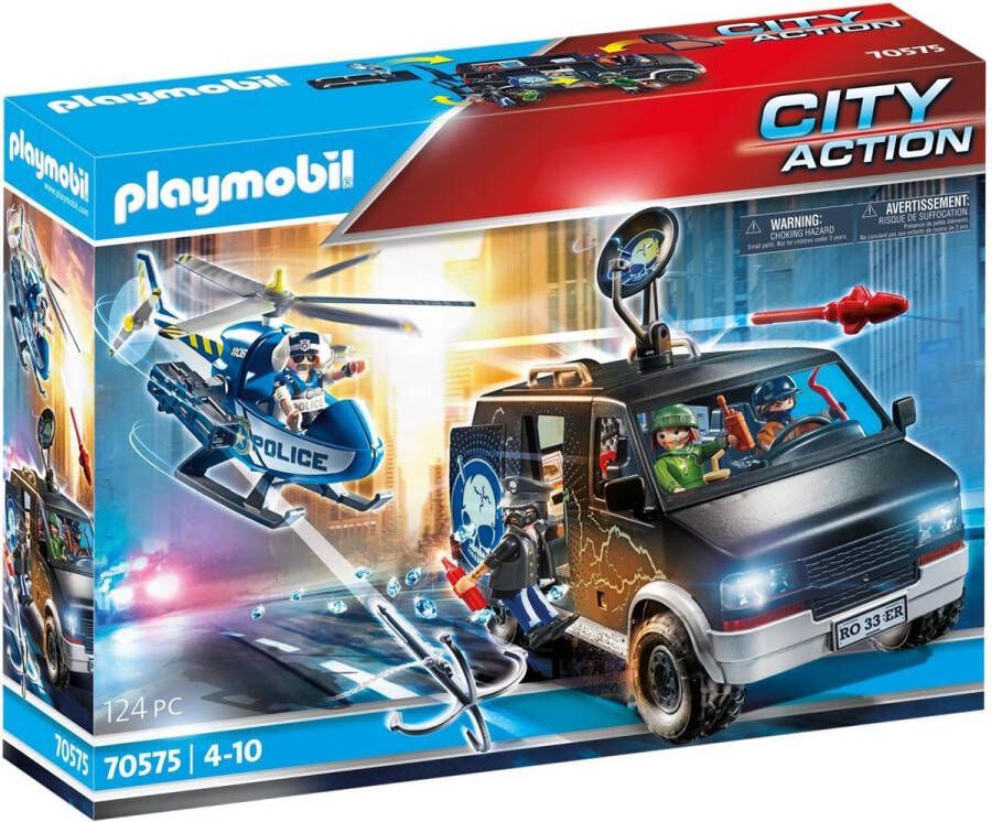 Playmobil Â City action 70575 Politiehelikopter achtervolging van het vluchtvoertuig