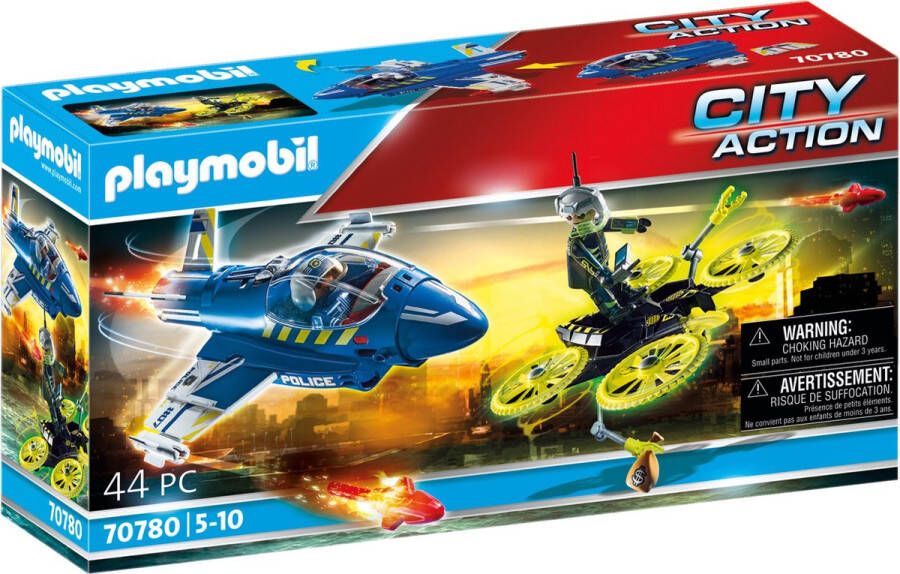 Playmobil Â City Action 70780 politiejet drone achtervolging