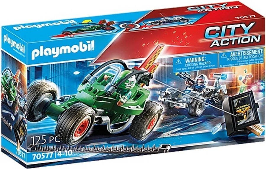 Playmobil Â City Action 70577 politiekart achtervolging van de kluisrover OP=OP