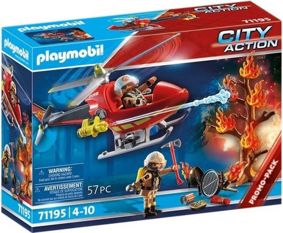 PLAYMOBIL City Action PROMO Brandbestrijding helikopter 71195