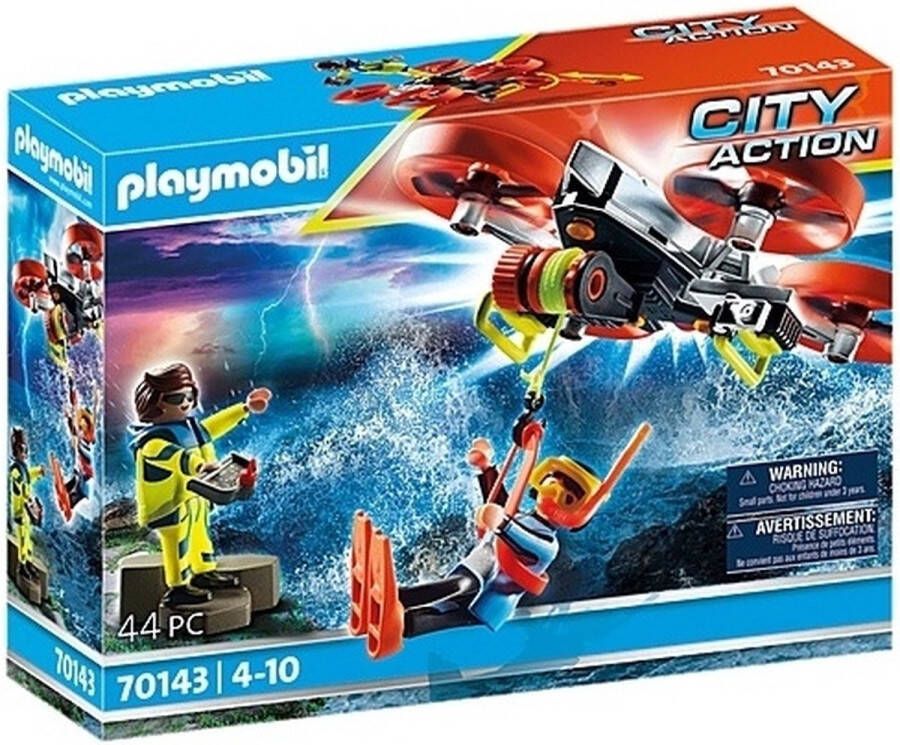 Playmobil Â City Action 70143 redding op zee reddingsduiker met reddingsdrone OP=OP