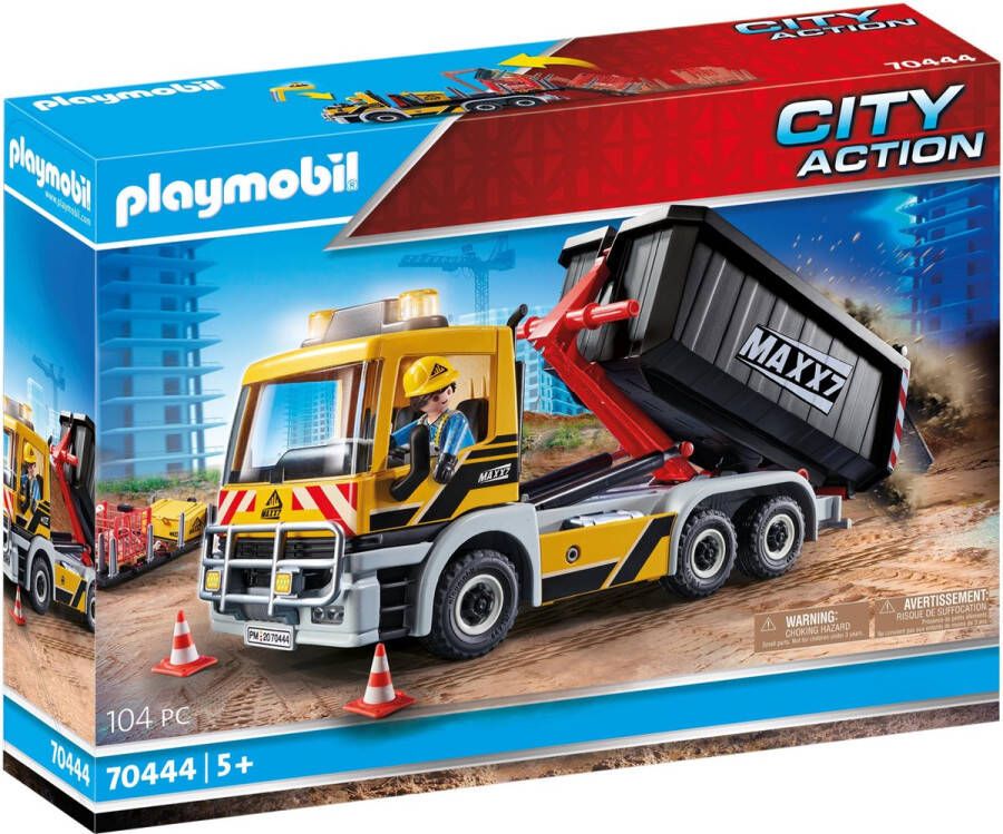 Playmobil Â City Action 70444 vrachtwagen met wissellaadbak