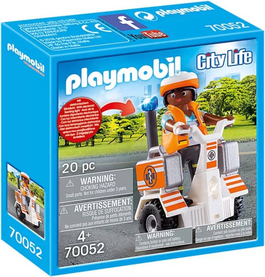 PLAYMOBIL Eerste hulp balans racer Secouriste et gyropode