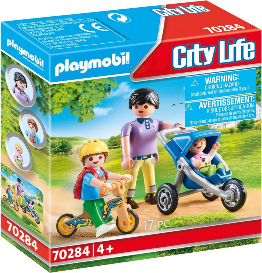 Playmobil Â City Life 70284 mama met kinderen