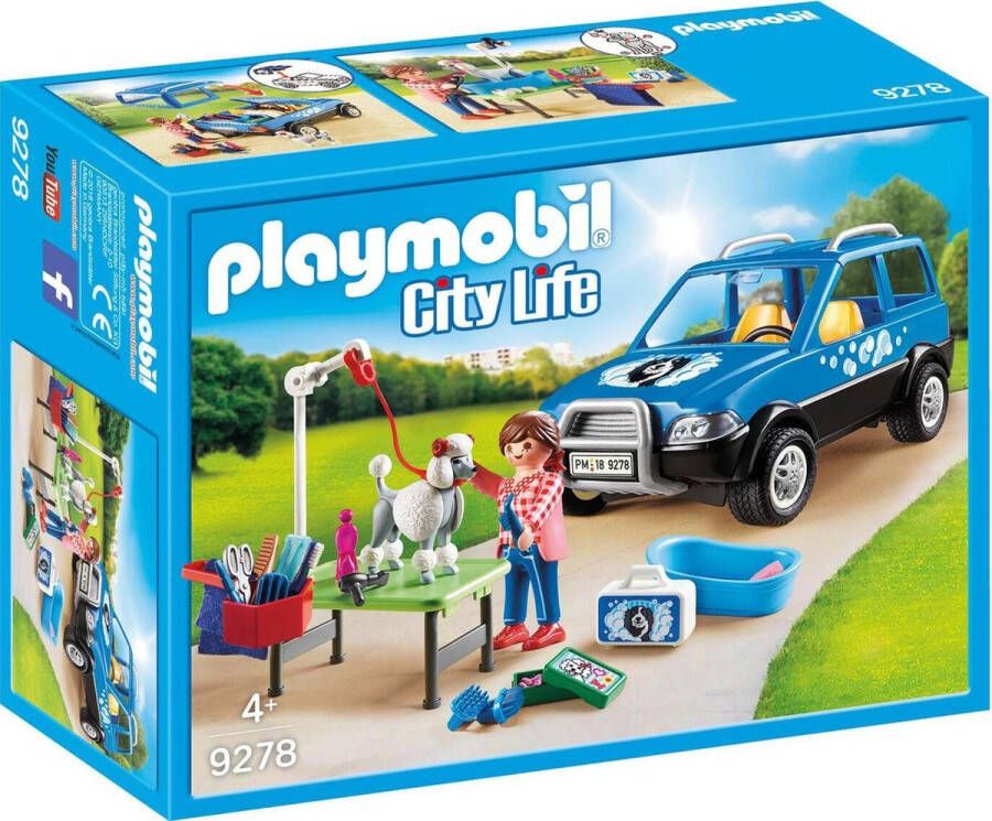 PLAYMOBIL City Life Mobiele hondensalon 9278