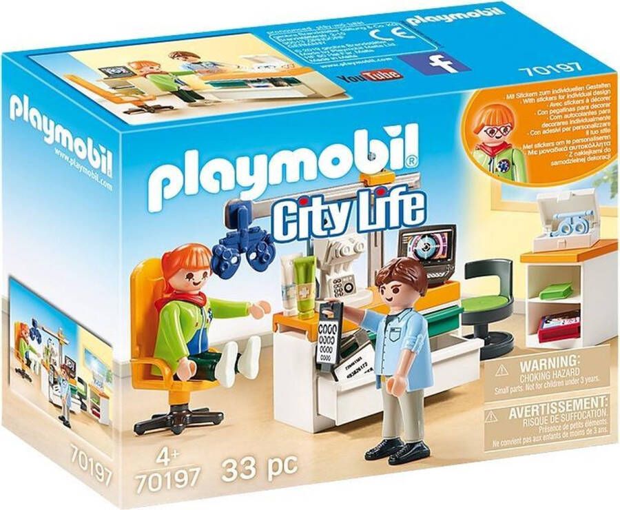 PLAYMOBIL City Life Oogartspraktijk 70197