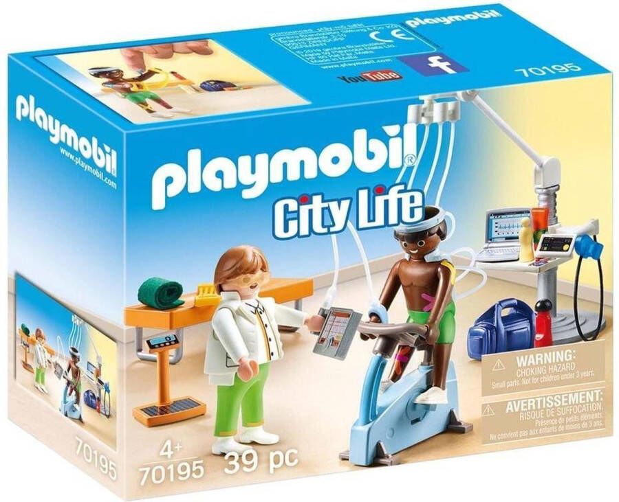 Playmobil Â City Life 70195 praktijk fysiotherapeut OP=OP