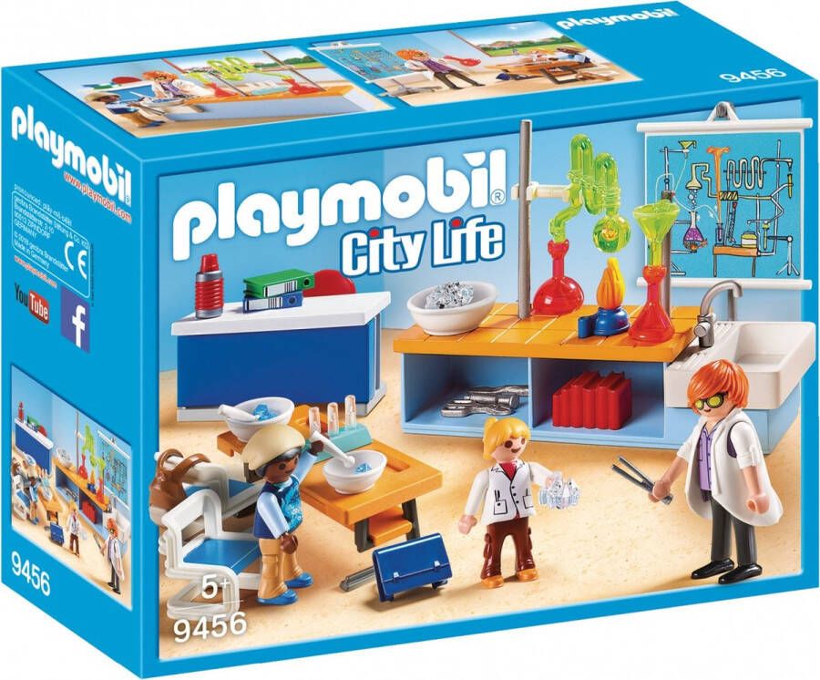 PLAYMOBIL City Life Scheikundelokaal 9456