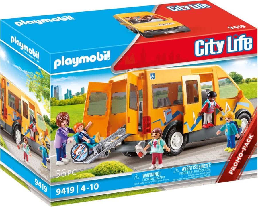 PLAYMOBIL City Life Schoolbus 9419