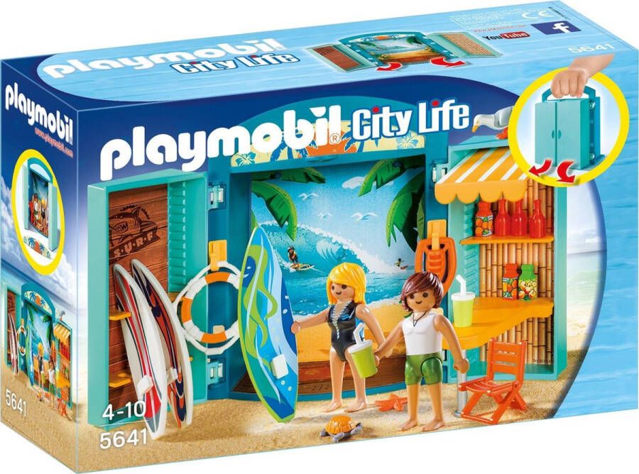 PLAYMOBIL City Life Speelbox Surfshop 5641