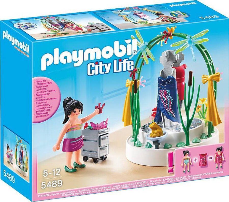 PLAYMOBIL Styliste met verlichte etalage Styliste avec podium lumineux