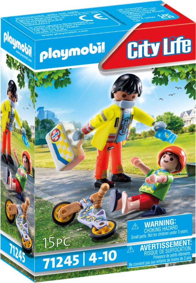 Playmobil City Life 71245 verpleegkundige met patiënt