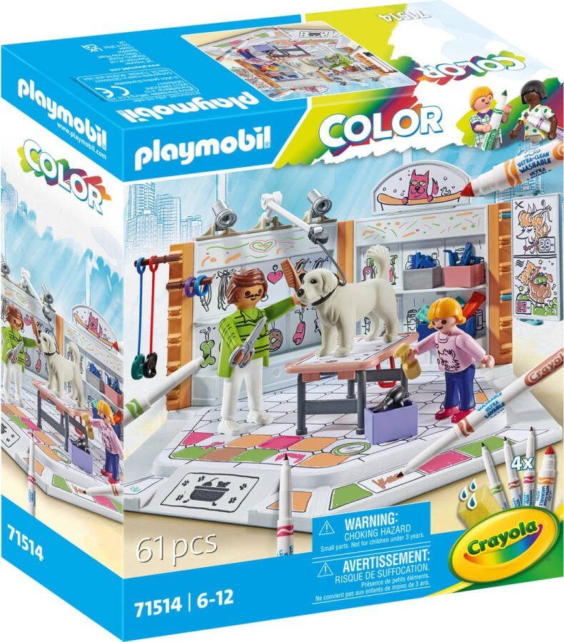 PLAYMOBIL Color Hondensalon 71514