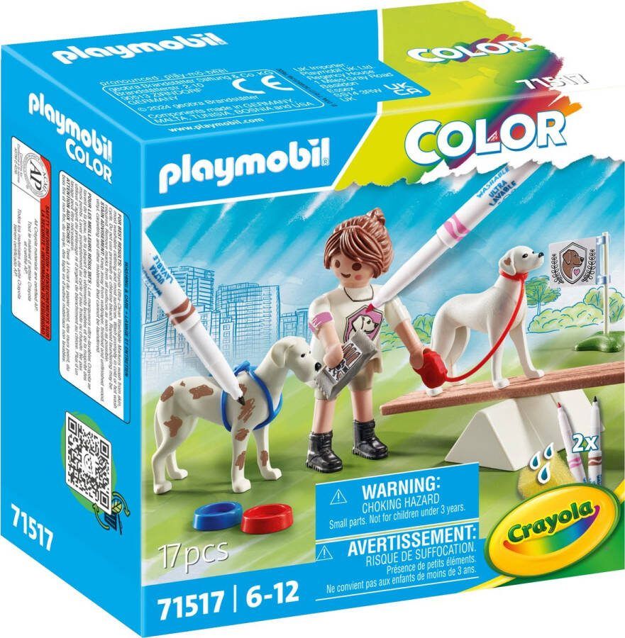PLAYMOBIL Color Hondentraining 71517
