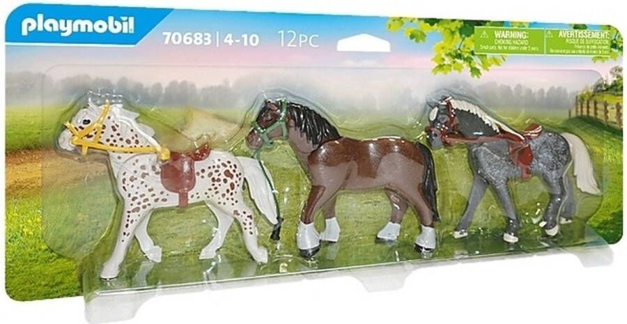 Playmobil Country 3 paarden 70683