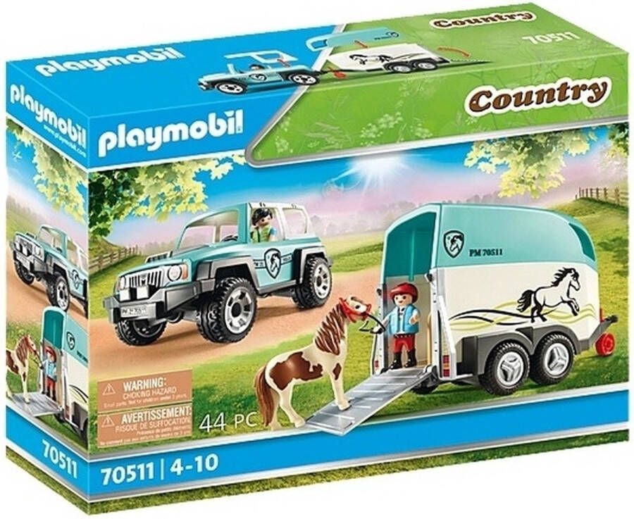 Playmobil Â Country 70511 auto met aanhanger