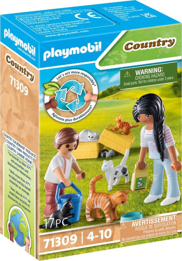 Playmobil Country 71309 kattenfamilie